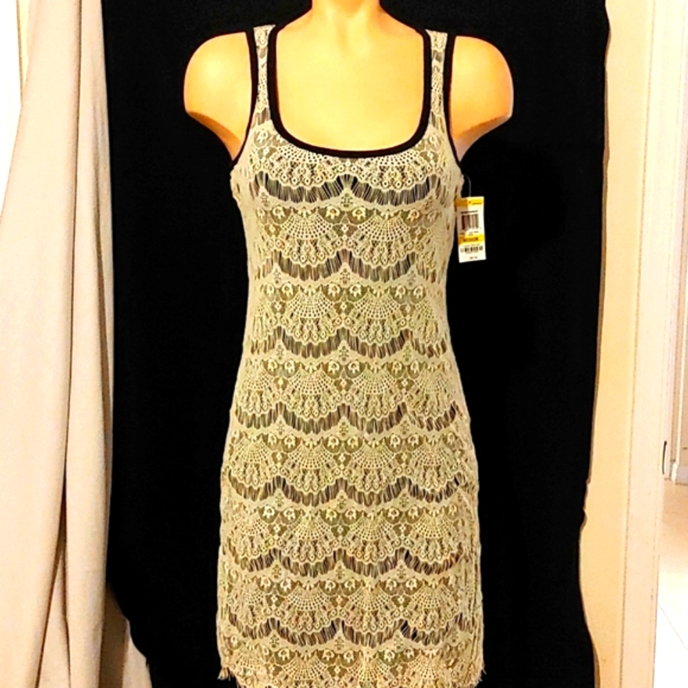 INC Elgant Lace racerback dress, NEW